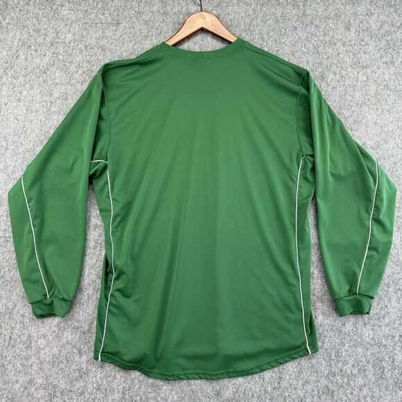 DA Lacrosse New Balance Shirt‎ Mens XL Green Long Sleeve Jersey Top Vtg Made USA - Picture 2 of 7